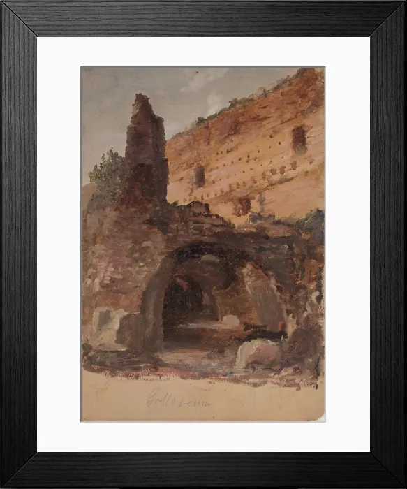 Framed Print : The Colosseum, 1832. Creator: Thomas Cole Framed Print : The Colosseum, 1832. Creator: Thomas Cole
