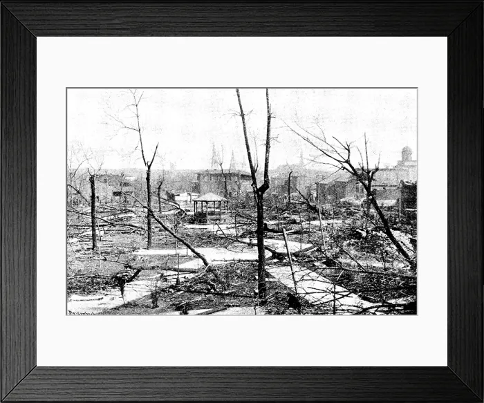Framed Print : The Cyclone at Louisville, Kentucky, United States: Baxter Park, 1890. Creator: Unknown Framed Print : The Cyclone at Louisville, Kentucky, United States: Baxter Park, 1890. Creator: Unknown