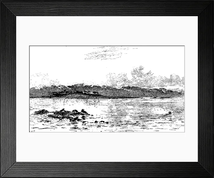 Framed Print : 'The Seals Sanctuary', Colin Hunter, A.R.A. - Royal Academy, 1890. Creator: Carl Hentschel Framed Print : 'The Seals Sanctuary', Colin Hunter, A.R.A. - Royal Academy, 1890. Creator: Carl Hentschel