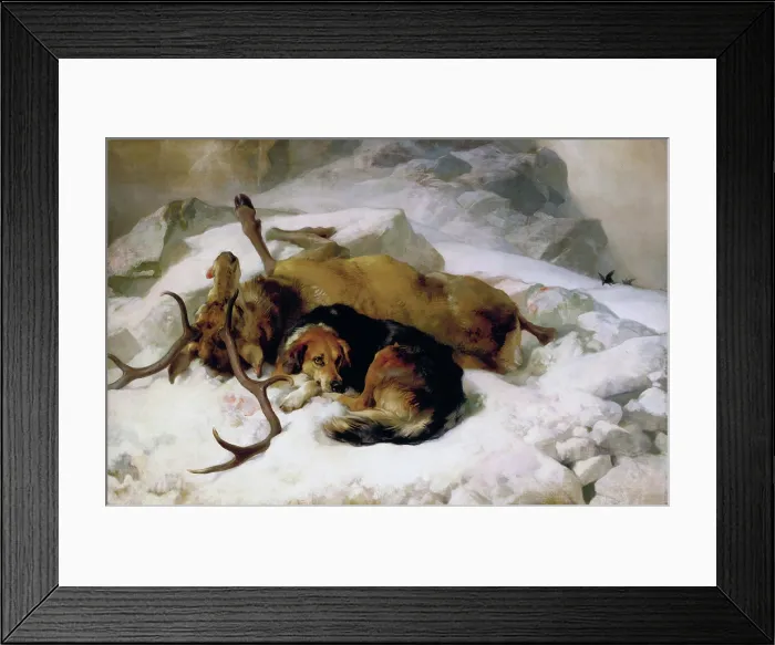 Framed Print : Chevy, 1868. Creator: Edwin Henry Landseer Framed Print : Chevy, 1868. Creator: Edwin Henry Landseer
