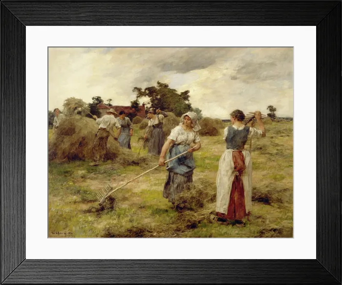 Framed Print : The Harvest, c1886. Creator: Leon-Augustin Lhermitte Framed Print : The Harvest, c1886. Creator: Leon-Augustin Lhermitte
