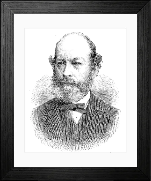 Framed Print : The late Mr. Wm. Blades, printer and antiquary, 1890. Creator: Unknown Framed Print : The late Mr. Wm. Blades, printer and antiquary, 1890. Creator: Unknown
