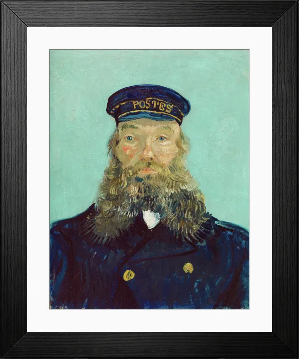 Framed Print : Portrait of Postman Roulin, 1888. Creator: Vincent van Gogh Framed Print : Portrait of Postman Roulin, 1888. Creator: Vincent van Gogh