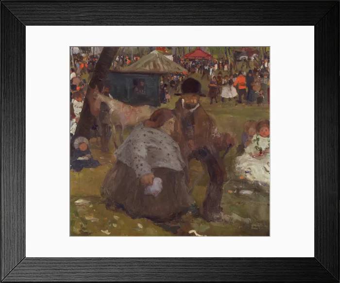Framed Print : Pentecost Holiday Fair near Cracow, 1906. Creator: Witold Wojtkiewicz Framed Print : Pentecost Holiday Fair near Cracow, 1906. Creator: Witold Wojtkiewicz