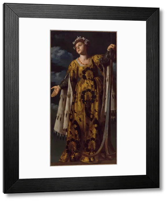 Framed Print : Allegory of Hope, c.between 1617 and 1618. Creator: Alessandro Turchi
