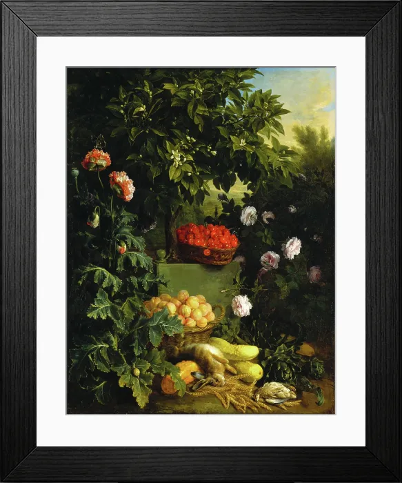 Framed Print : Summer, 1711. Creator: Alexandre Francois Desportes Framed Print : Summer, 1711. Creator: Alexandre Francois Desportes