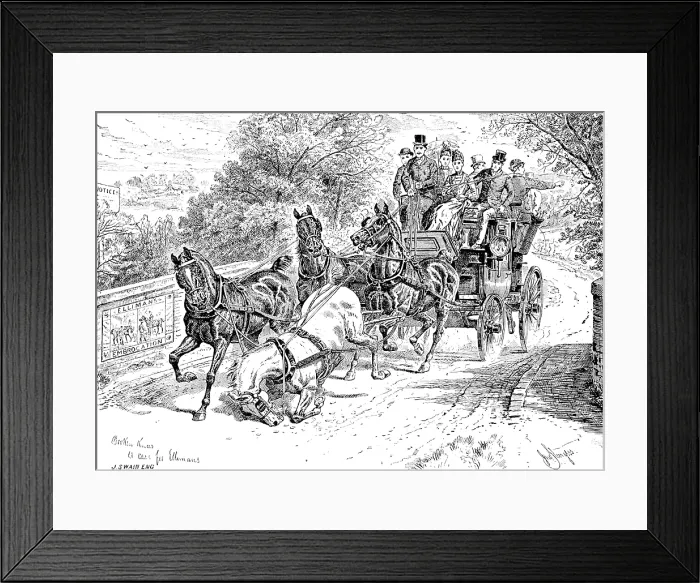 Framed Print : Advertisement for Elliman's Universal Embrocation, 1890. Creators: William Stanfield Sturgess, Joseph Swain