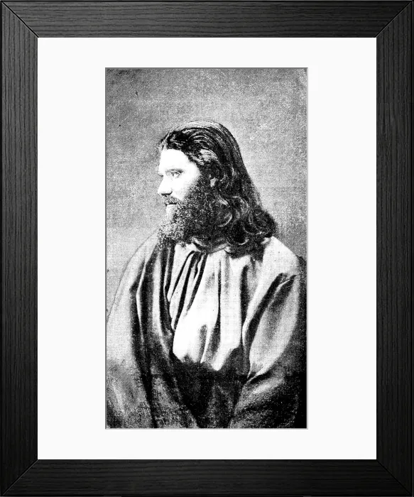 Framed Print : The Passion Play at Ober-Ammergau in Bavaria: Christus (Joseph Mayer), 1890. Creator: Unknown Framed Print : The Passion Play at Ober-Ammergau in Bavaria: Christus (Joseph Mayer), 1890. Creator: Unknown
