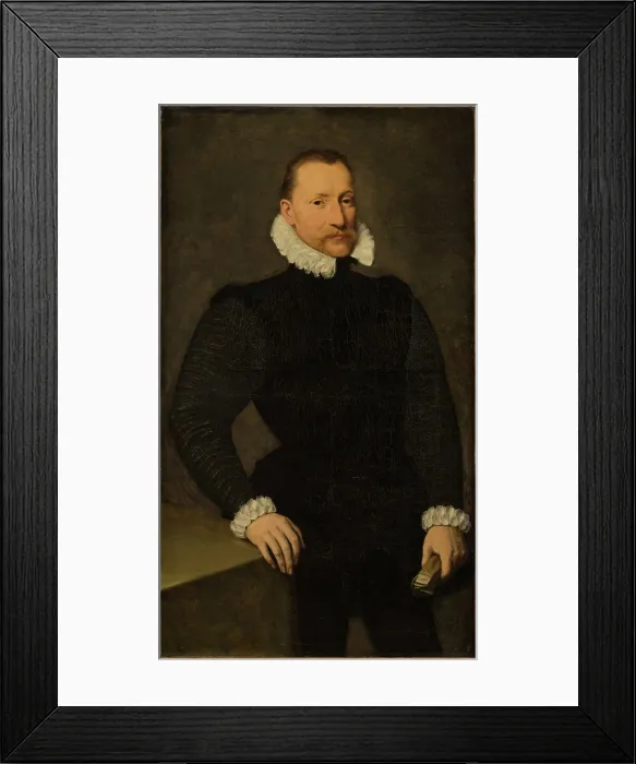 Framed Print : Portrait of a Man, 16th century. Creator: Antonis Mor Framed Print : Portrait of a Man, 16th century. Creator: Antonis Mor
