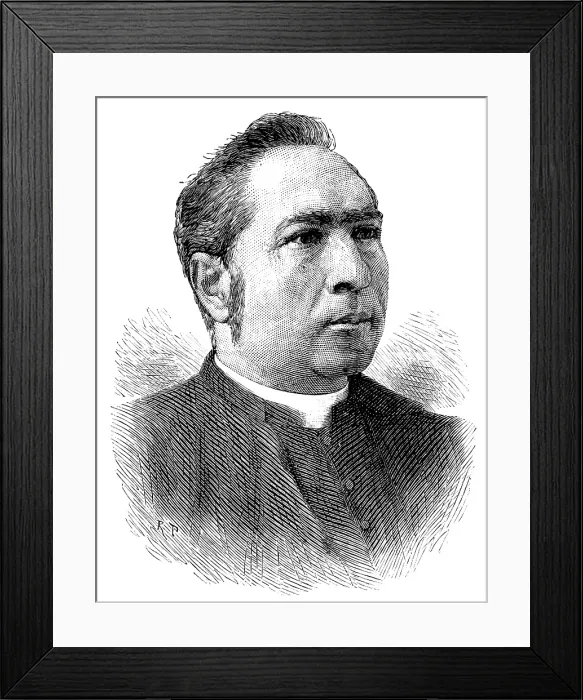 Framed Print : The Right Rev. D. Lewis Lloyd, the new Bishop of Bangor, 1890. Creator: Unknown Framed Print : The Right Rev. D. Lewis Lloyd, the new Bishop of Bangor, 1890. Creator: Unknown