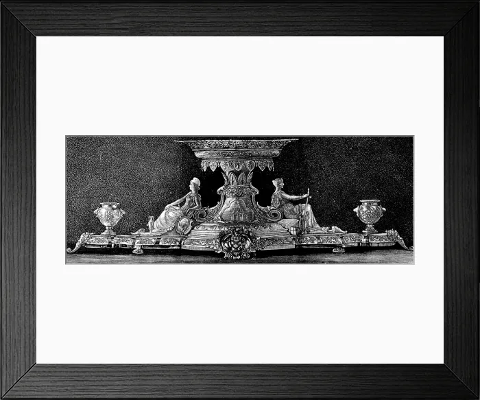 Framed Print : Testimonial presented to Alderman Sir Polydore de Keyser...Paris Exhibition, 1890. Creator: Unknown Framed Print : Testimonial presented to Alderman Sir Polydore de Keyser...Paris Exhibition, 1890. Creator: Unknown