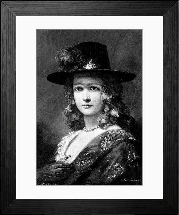 Framed Print : 'Veronica' - by H. Schmiechen, 1890. Creator: Richard Bong Framed Print : 'Veronica' - by H. Schmiechen, 1890. Creator: Richard Bong