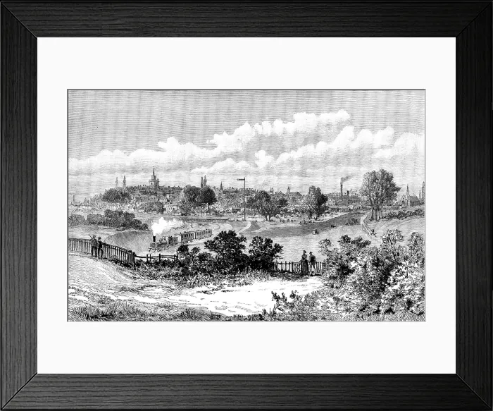 Framed Print : Aylesbury, visited by the Queen, May 14, 1890. Creator: Unknown Framed Print : Aylesbury, visited by the Queen, May 14, 1890. Creator: Unknown