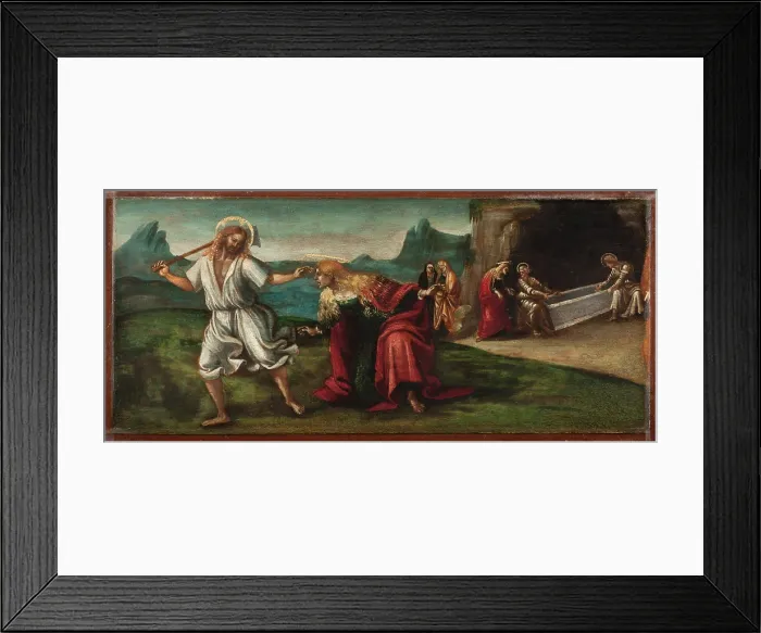Framed Print : The Resurrected Christ Appearing to St. Magdalene, c1514. Creator: Luca Signorelli Framed Print : The Resurrected Christ Appearing to St. Magdalene, c1514. Creator: Luca Signorelli