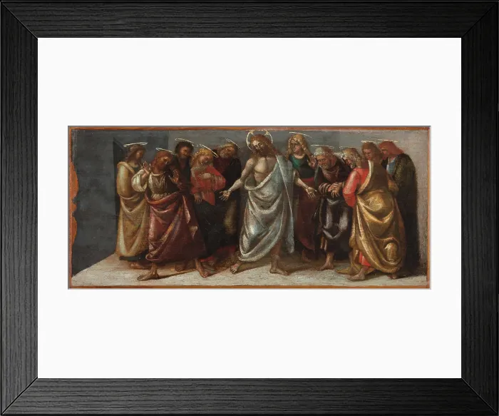 Framed Print : The Resurrected Christ Appearing to His Disciples, c1514. Creator: Luca Signorelli Framed Print : The Resurrected Christ Appearing to His Disciples, c1514. Creator: Luca Signorelli