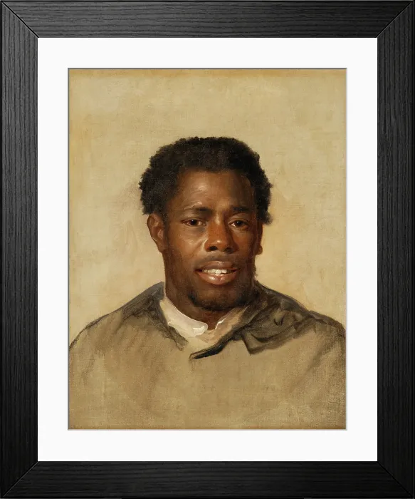 Framed Print : Head of a Man, 1777 - 1778. Creator: John Singleton Copley Framed Print : Head of a Man, 1777 - 1778. Creator: John Singleton Copley