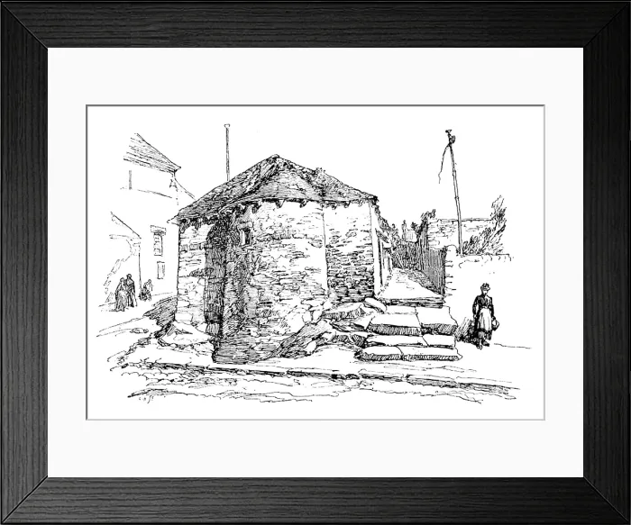 Framed Print : Remains of the Old Fort, Plymouth, 1890. Creator: Unknown Framed Print : Remains of the Old Fort, Plymouth, 1890. Creator: Unknown