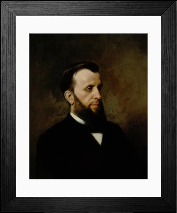 Framed Print : Portrait of William H. Brearley, 1884. Creator: Lewis Thomas Ives Framed Print : Portrait of William H. Brearley, 1884. Creator: Lewis Thomas Ives
