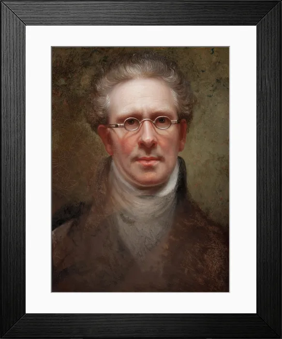 Framed Print : Self Portrait, 1828. Creator: Rembrandt Peale Framed Print : Self Portrait, 1828. Creator: Rembrandt Peale