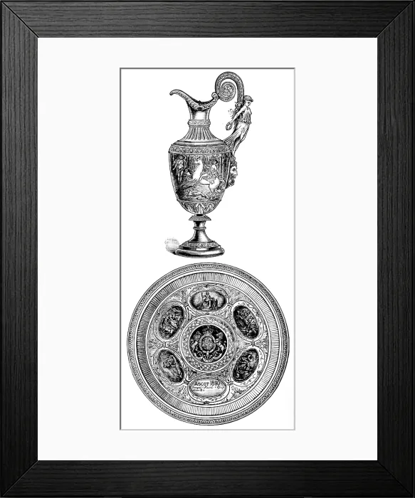 Framed Print : The Ascot Royal Hunt Cup, 1890. Creator: Unknown Framed Print : The Ascot Royal Hunt Cup, 1890. Creator: Unknown