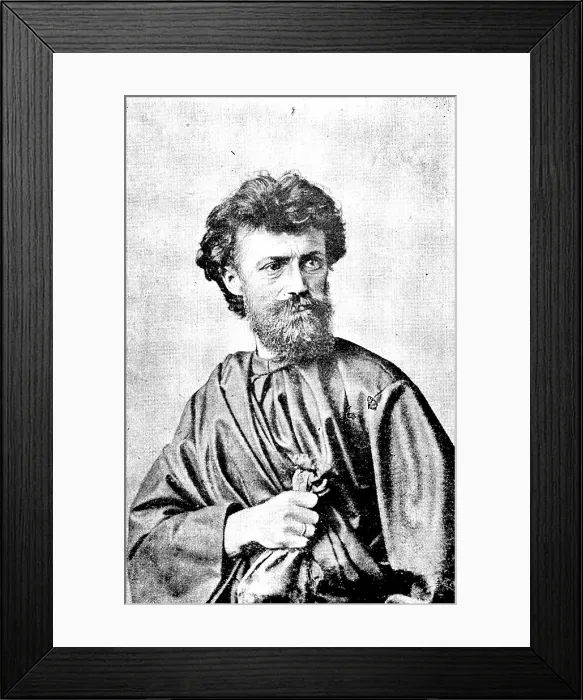 Framed Print : The Ober-Ammergau Passion Play: Judas (Johann Zwink), 1890. Creator: Unknown Framed Print : The Ober-Ammergau Passion Play: Judas (Johann Zwink), 1890. Creator: Unknown