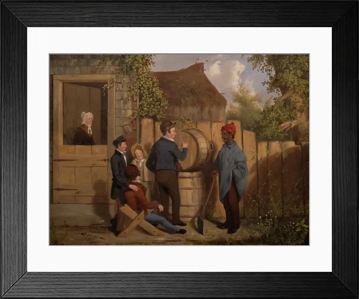 Framed Print : The Young Artist, c1840. Creator: Thomas Mickell Burnham Framed Print : The Young Artist, c1840. Creator: Thomas Mickell Burnham