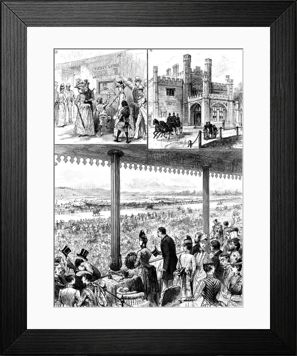 Framed Print : Sketches at Melbourne, Australia, by our Special Artist, Mr. Melton Prior, 1890. Creator: Unknown Framed Print : Sketches at Melbourne, Australia, by our Special Artist, Mr. Melton Prior, 1890. Creator: Unknown