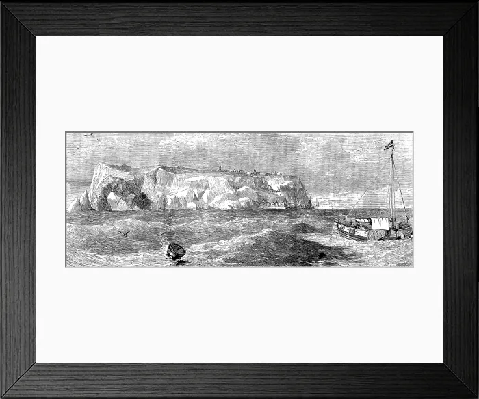 Framed Print : Heligoland, 1890. Creator: Unknown Framed Print : Heligoland, 1890. Creator: Unknown