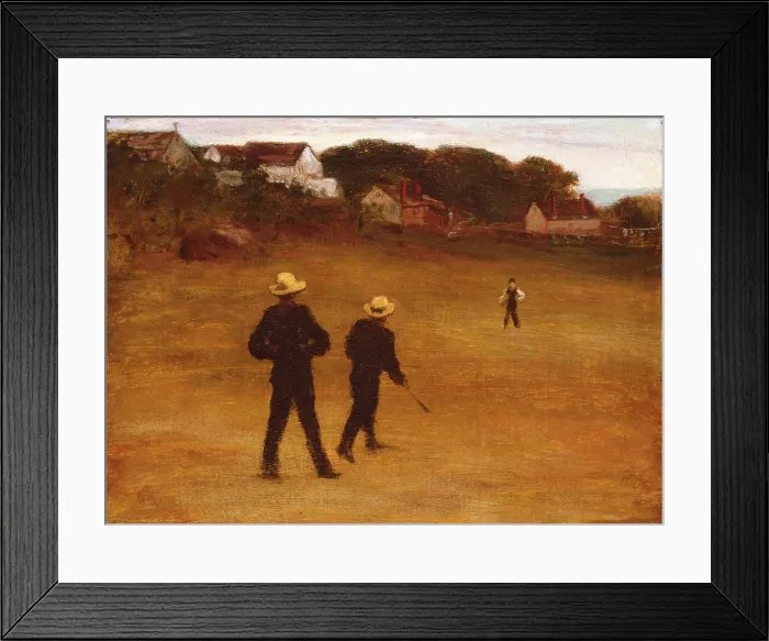 Framed Print : The Ball Players, c1877. Creator: William Morris Hunt Framed Print : The Ball Players, c1877. Creator: William Morris Hunt