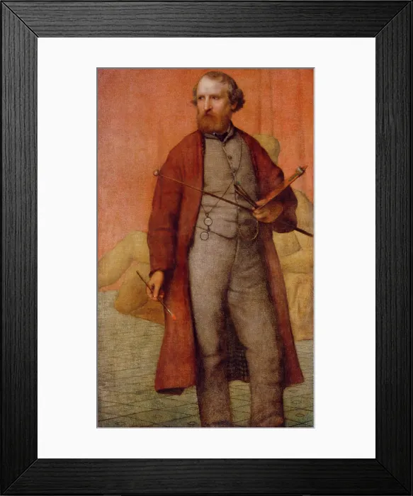 Framed Print : Self Portrait, between 1860 and 1861. Creator: William Page Framed Print : Self Portrait, between 1860 and 1861. Creator: William Page