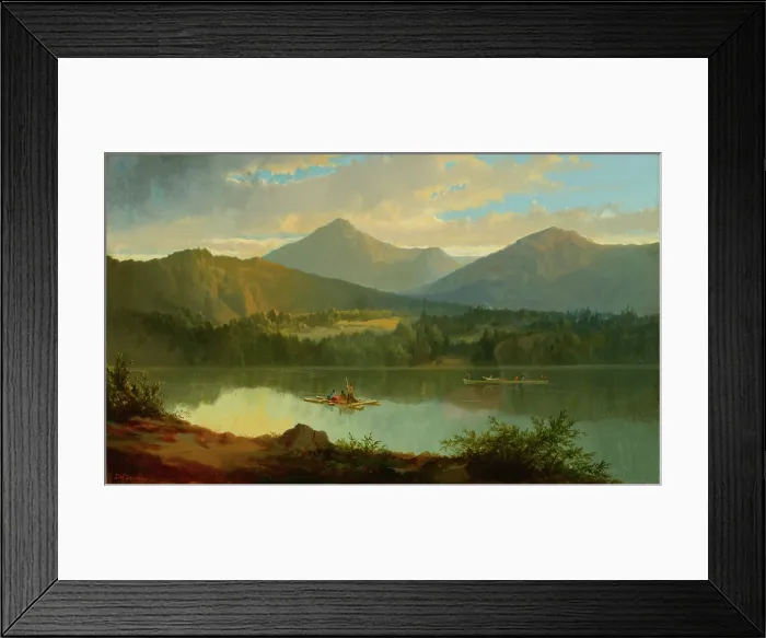 Framed Print : Western Landscape, between 1847 and 1849. Creator: John Mix Stanley Framed Print : Western Landscape, between 1847 and 1849. Creator: John Mix Stanley