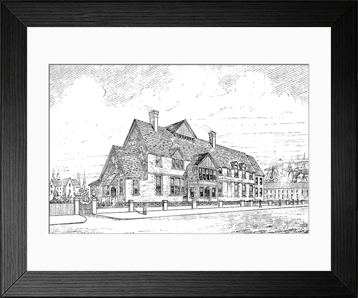 Framed Print : The Seamen's Hospital, Victoria and Albert Docks... 1890. Creator: Unknown Framed Print : The Seamen's Hospital, Victoria and Albert Docks... 1890. Creator: Unknown