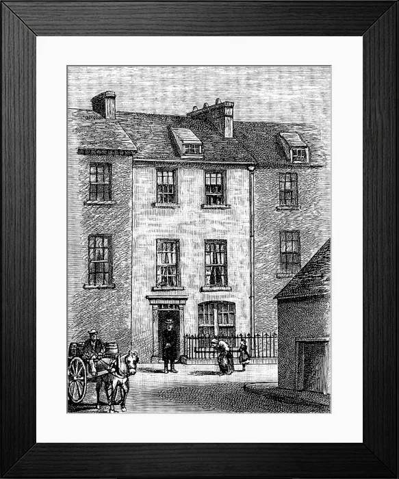 Framed Print : Home of Father Mathew and headquarters of the Temperance Movement, ...Cork. 1890. Creator: Unknown Framed Print : Home of Father Mathew and headquarters of the Temperance Movement, ...Cork. 1890. Creator: Unknown