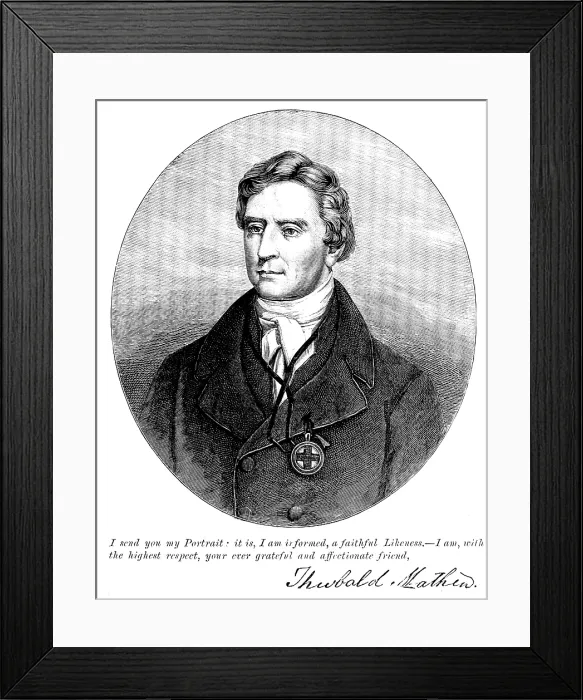 Framed Print : Father Mathew, 1890. Creator: Unknown
