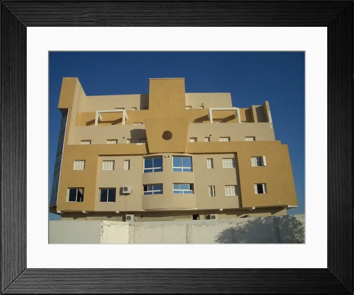 Framed Print : Modern building, Sousse, Tunisia, 2009. Creator: Amanda Waite Framed Print : Modern building, Sousse, Tunisia, 2009. Creator: Amanda Waite