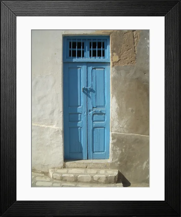Framed Print : Door, Sousse, Tunisia, 2009. Creator: Amanda Waite Framed Print : Door, Sousse, Tunisia, 2009. Creator: Amanda Waite