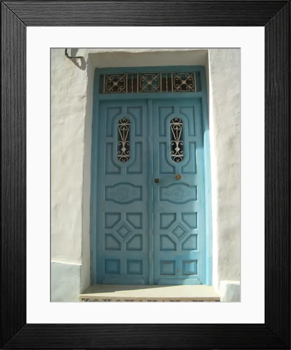 Framed Print : Door, Sousse, Tunisia, 2009. Creator: Amanda Waite Framed Print : Door, Sousse, Tunisia, 2009. Creator: Amanda Waite