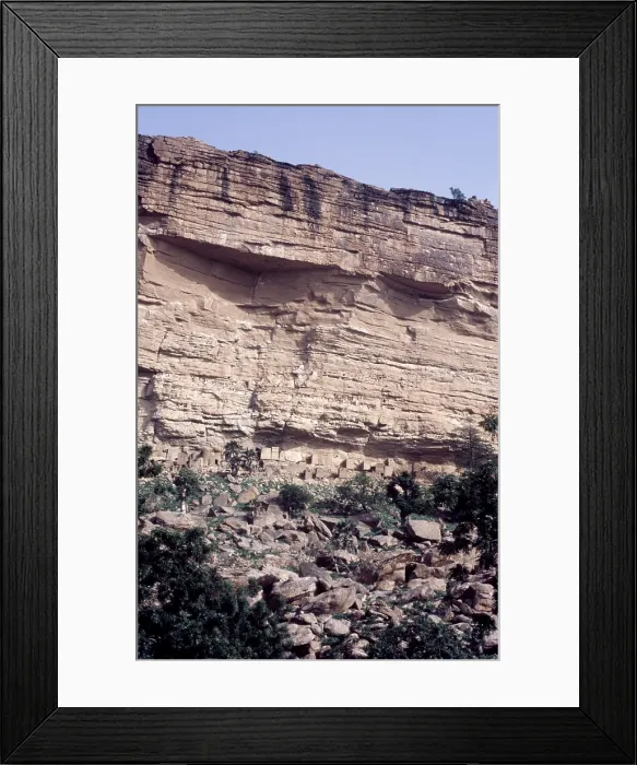 Framed Print : Bandiagara Escarpment, Pays Dogon, Mali, 1990. Creator: Amanda Waite Framed Print : Bandiagara Escarpment, Pays Dogon, Mali, 1990. Creator: Amanda Waite