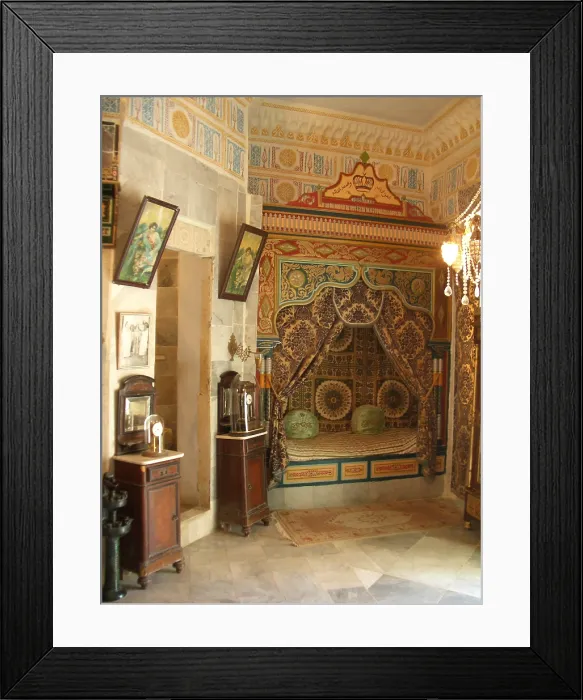 Framed Print : Interior, Dar Essid Museum, Sousse, Tunisia, 2009. Creator: Amanda Waite Framed Print : Interior, Dar Essid Museum, Sousse, Tunisia, 2009. Creator: Amanda Waite