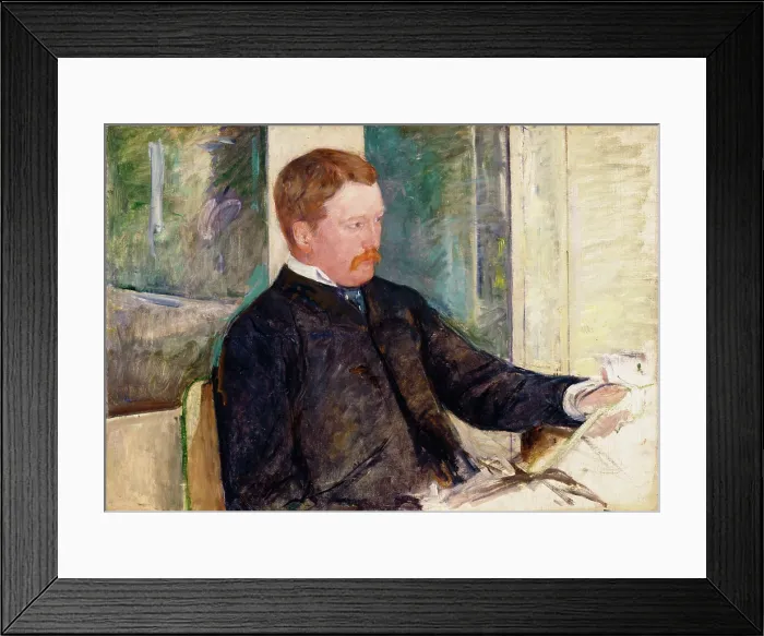Framed Print : Alexander J. Cassatt, c1880. Creator: Mary Cassatt Framed Print : Alexander J. Cassatt, c1880. Creator: Mary Cassatt