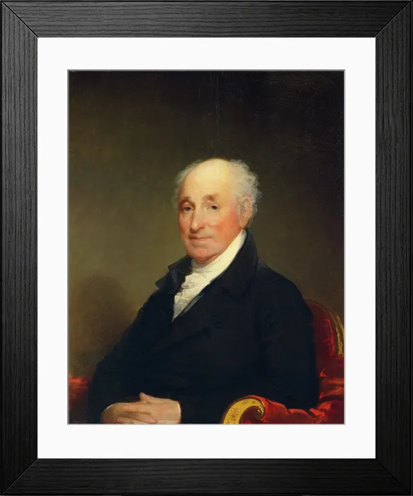 Framed Print : General Amasa Davis, c1820. Creator: Gilbert Stuart Framed Print : General Amasa Davis, c1820. Creator: Gilbert Stuart