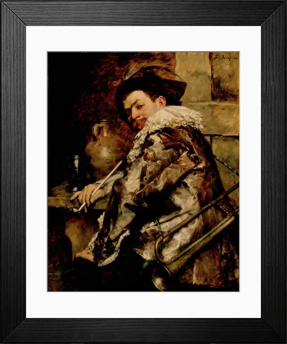 Framed Print : The Noble Guard, 19th or early 20th century. Creator: Ferdinand Roybet Framed Print : The Noble Guard, 19th or early 20th century. Creator: Ferdinand Roybet
