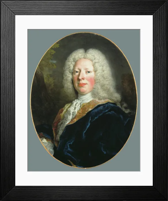 Framed Print : Frederick Augustus, Count Rutowski, c1729. Creator: Nicolas de Largilliere Framed Print : Frederick Augustus, Count Rutowski, c1729. Creator: Nicolas de Largilliere