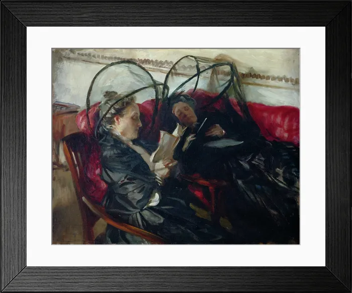 Framed Print : Mosquito Nets, 1908. Creator: John Singer Sargent Framed Print : Mosquito Nets, 1908. Creator: John Singer Sargent