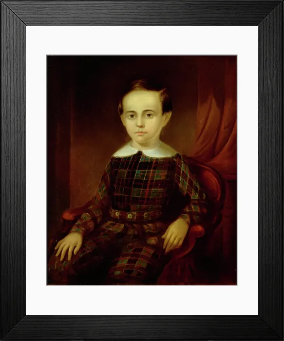 Framed Print : William Berthelet, 1846. Creator: Robert Seldon Duncanson Framed Print : William Berthelet, 1846. Creator: Robert Seldon Duncanson