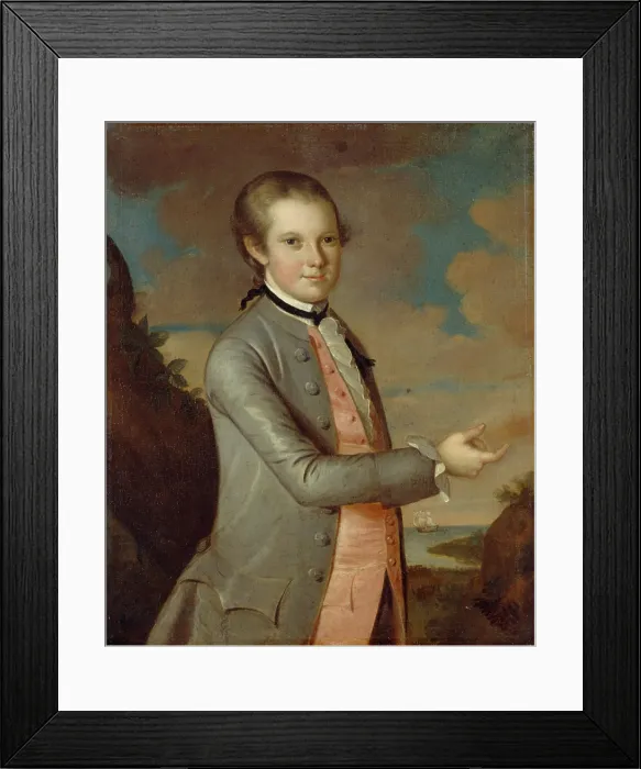 Framed Print : Thomas Chamberlaine, between 1772 and 1775. Creator: Johan Hesselius Framed Print : Thomas Chamberlaine, between 1772 and 1775. Creator: Johan Hesselius
