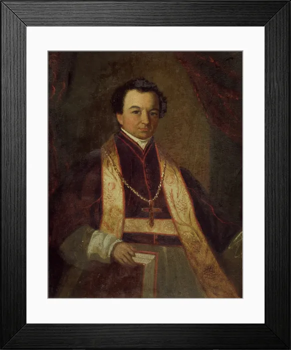 Framed Print : Bishop Rese, after 1837. Creator: William Heatley Wilder