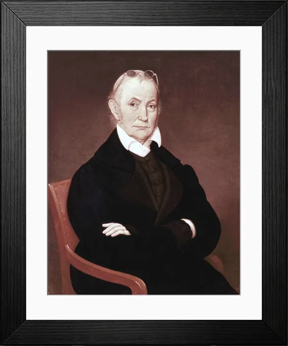 Framed Print : Aaron Burr, between 1834 and 1882. Creator: Unknown Framed Print : Aaron Burr, between 1834 and 1882. Creator: Unknown