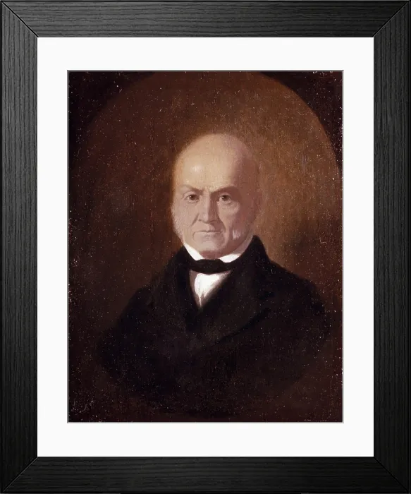 Framed Print : John Quincy Adams, 1850. Creator: George Caleb Bingham Framed Print : John Quincy Adams, 1850. Creator: George Caleb Bingham