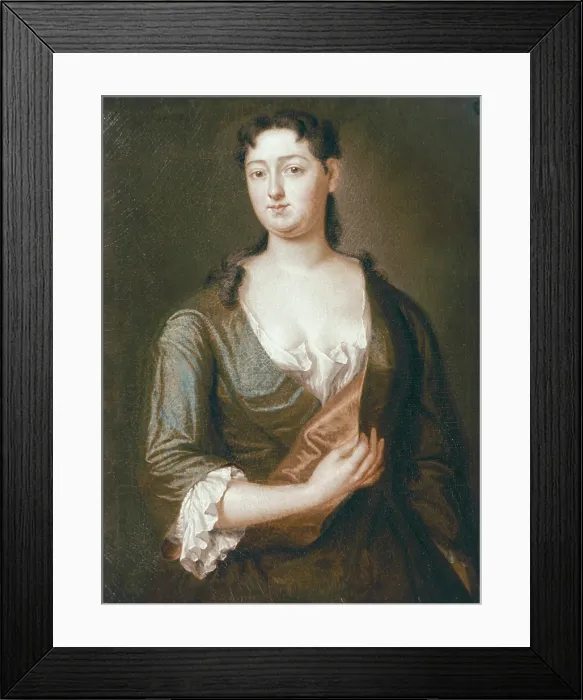 Framed Print : Mrs. James Pitts, 1735. Creator: John Smibert Framed Print : Mrs. James Pitts, 1735. Creator: John Smibert